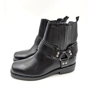 Marc Fisher Mizzie Chelsea Boots Square Toe Women's Black Size US6M EU36.5